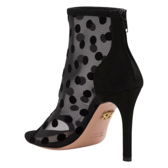 BEAUTIISOLES Made In Italy Tatiana Mesh Peep Toe Heels - Picture 2 of 3